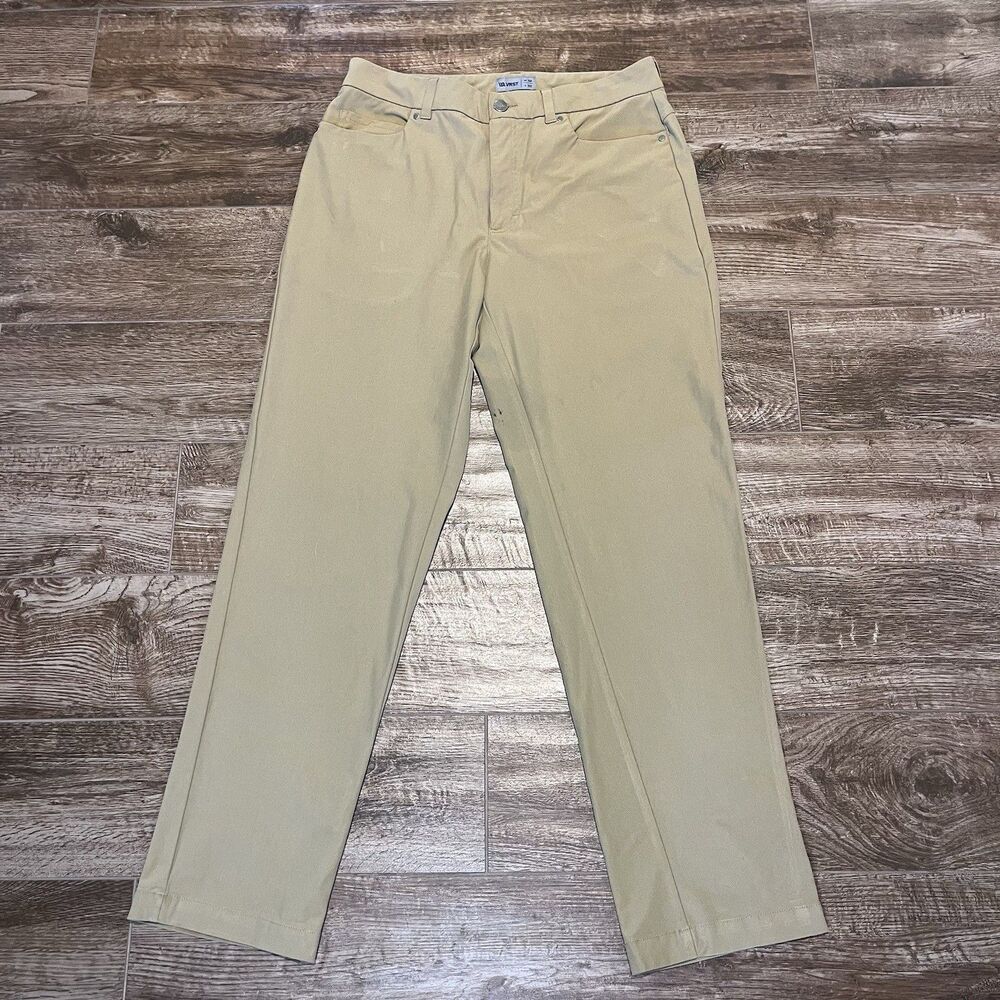 VRST Limitless Pants Mens 32x30 Athletic Fit Brown Kacki Stretch Golf *READ